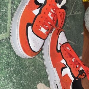 Nike Kids' Orange and White Sneakers